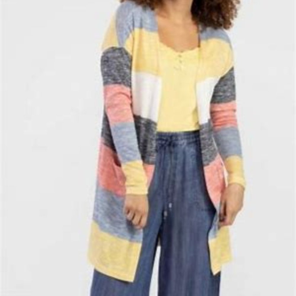 Tribal Jeans Striped Cardigan